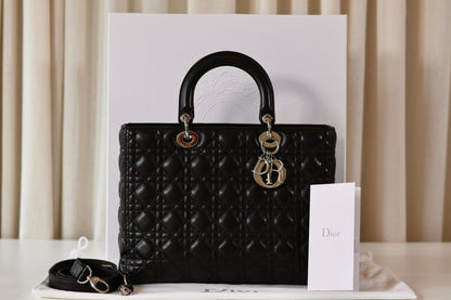Lady Dior black large