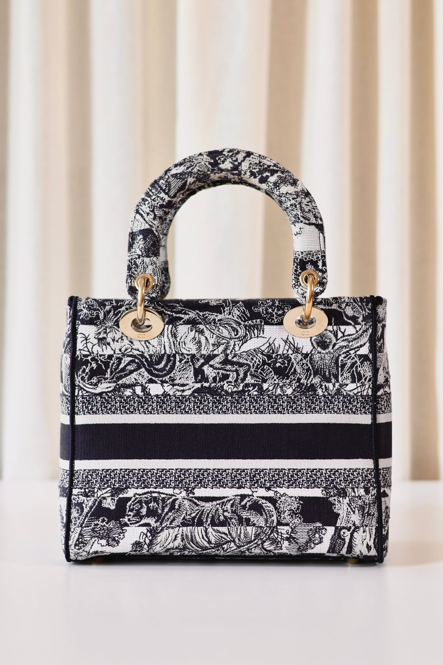 Lady Dior embroidered medium