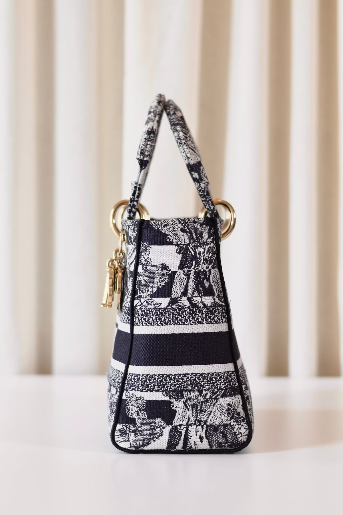 Lady Dior embroidered medium