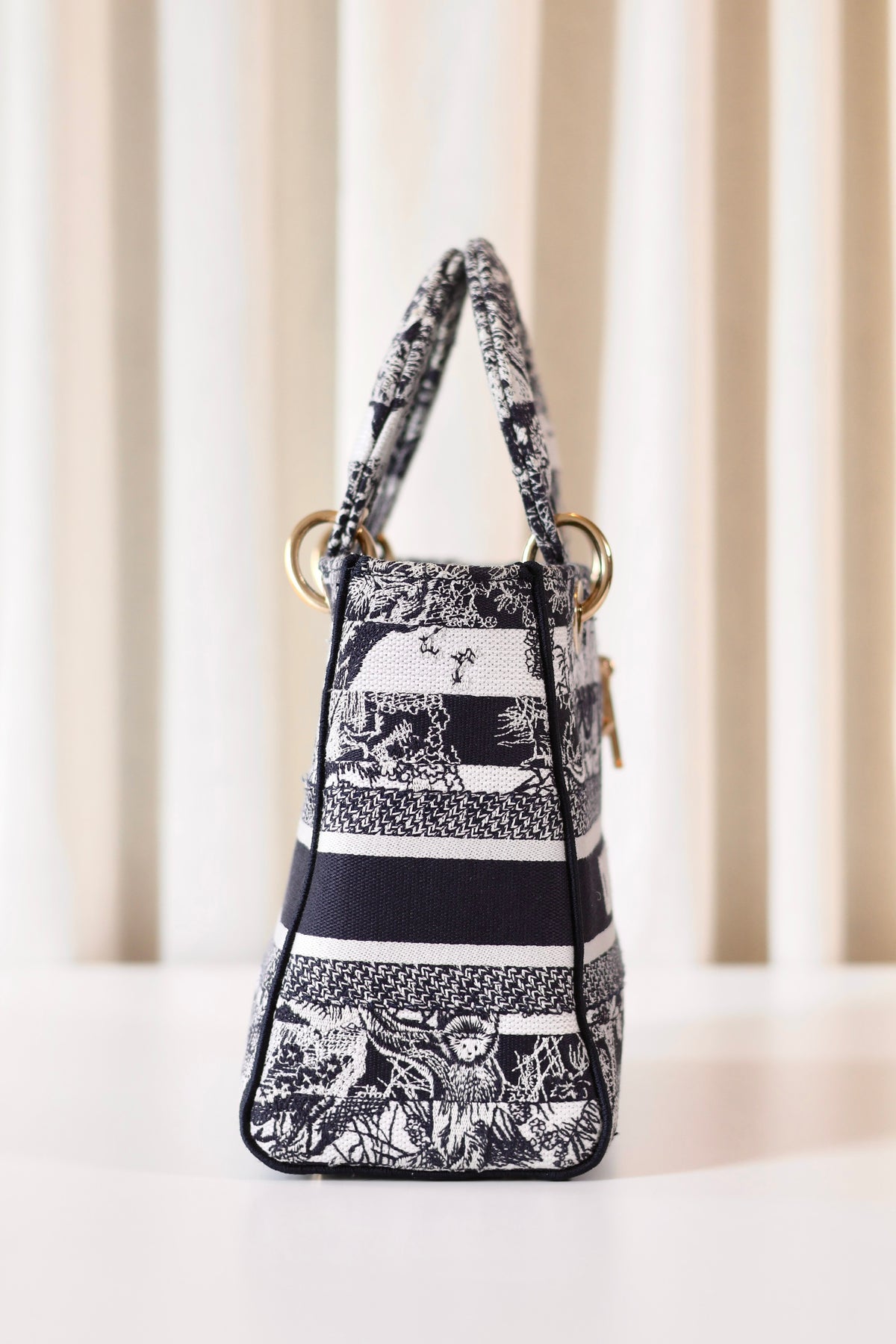 Lady Dior embroidered medium