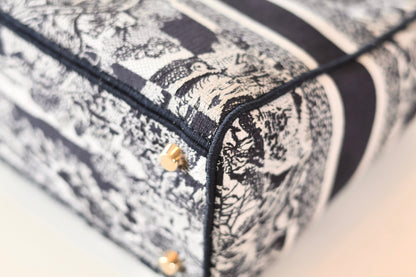 Lady Dior embroidered medium