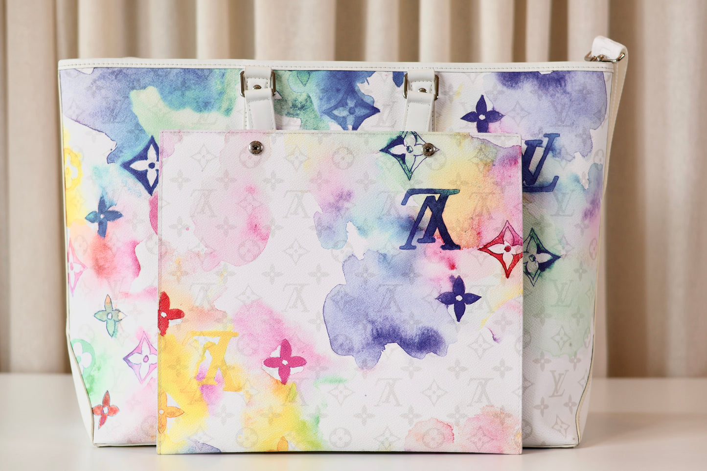 Louis Vuitton Monogram Watercolor New Tote GM Multicolor