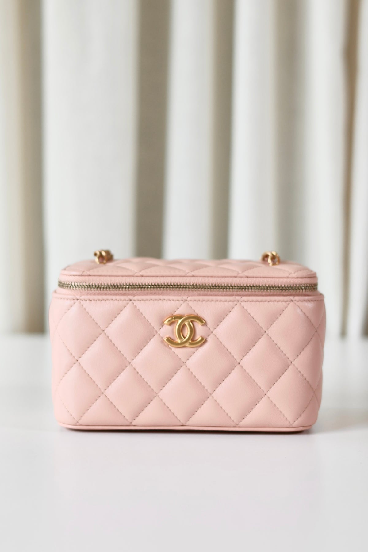 Chanel vanity light pink