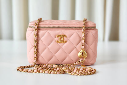 Chanel vanity light pink