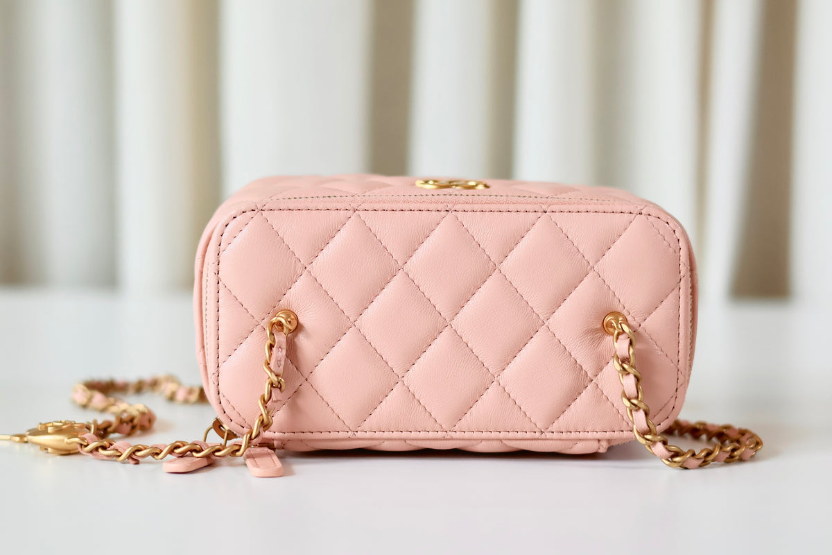 Chanel vanity light pink