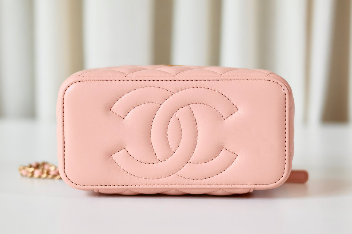 Chanel vanity light pink