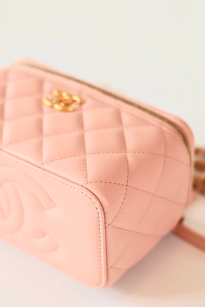 Chanel vanity light pink