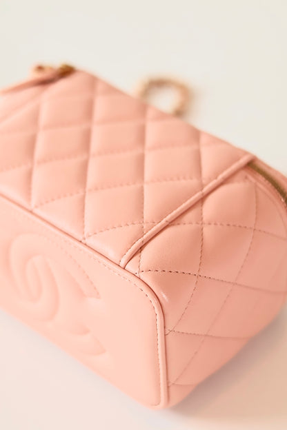Chanel vanity light pink