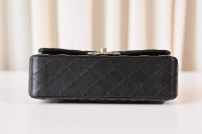 Chanel classic small double flap bag black