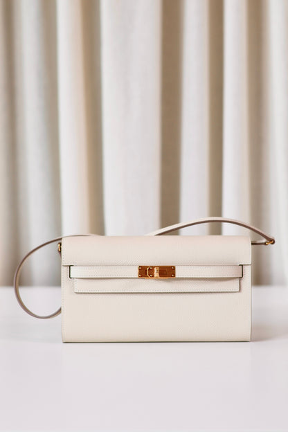 Hermes Kelly To Go Craie