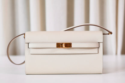 Hermes Kelly To Go Craie