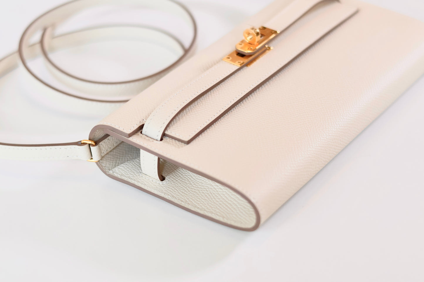 Hermes Kelly To Go Craie