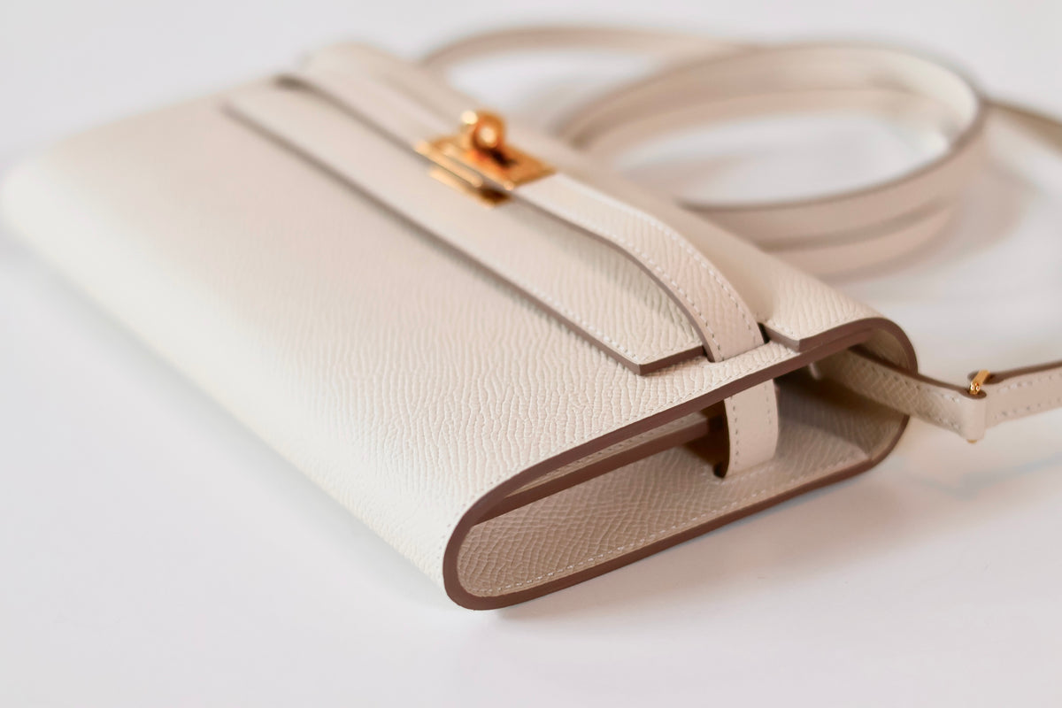 Hermes Kelly To Go Craie