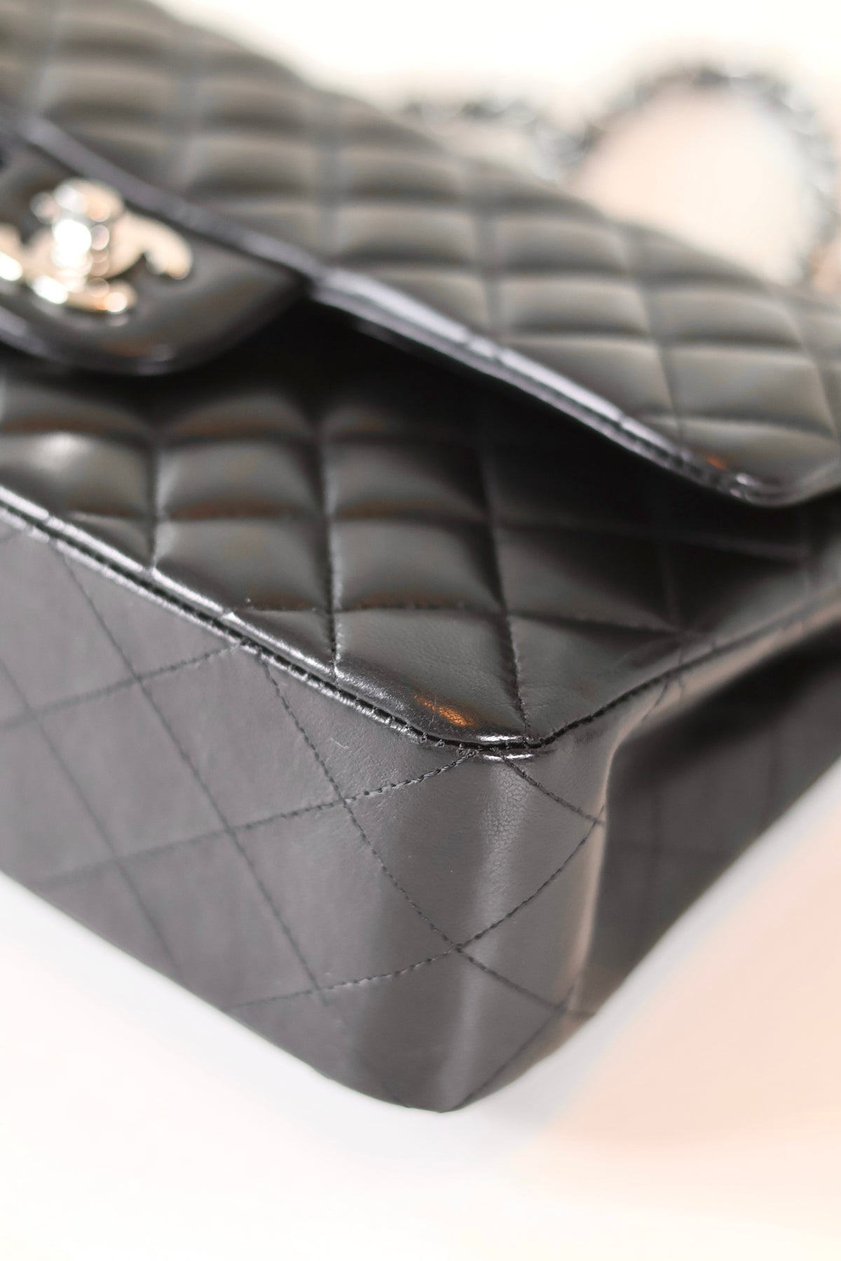 Chanel classic small double flap bag black