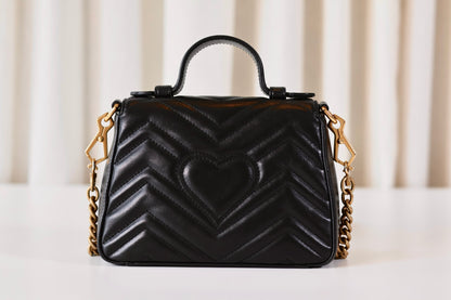 Gucci Marmont top handle black