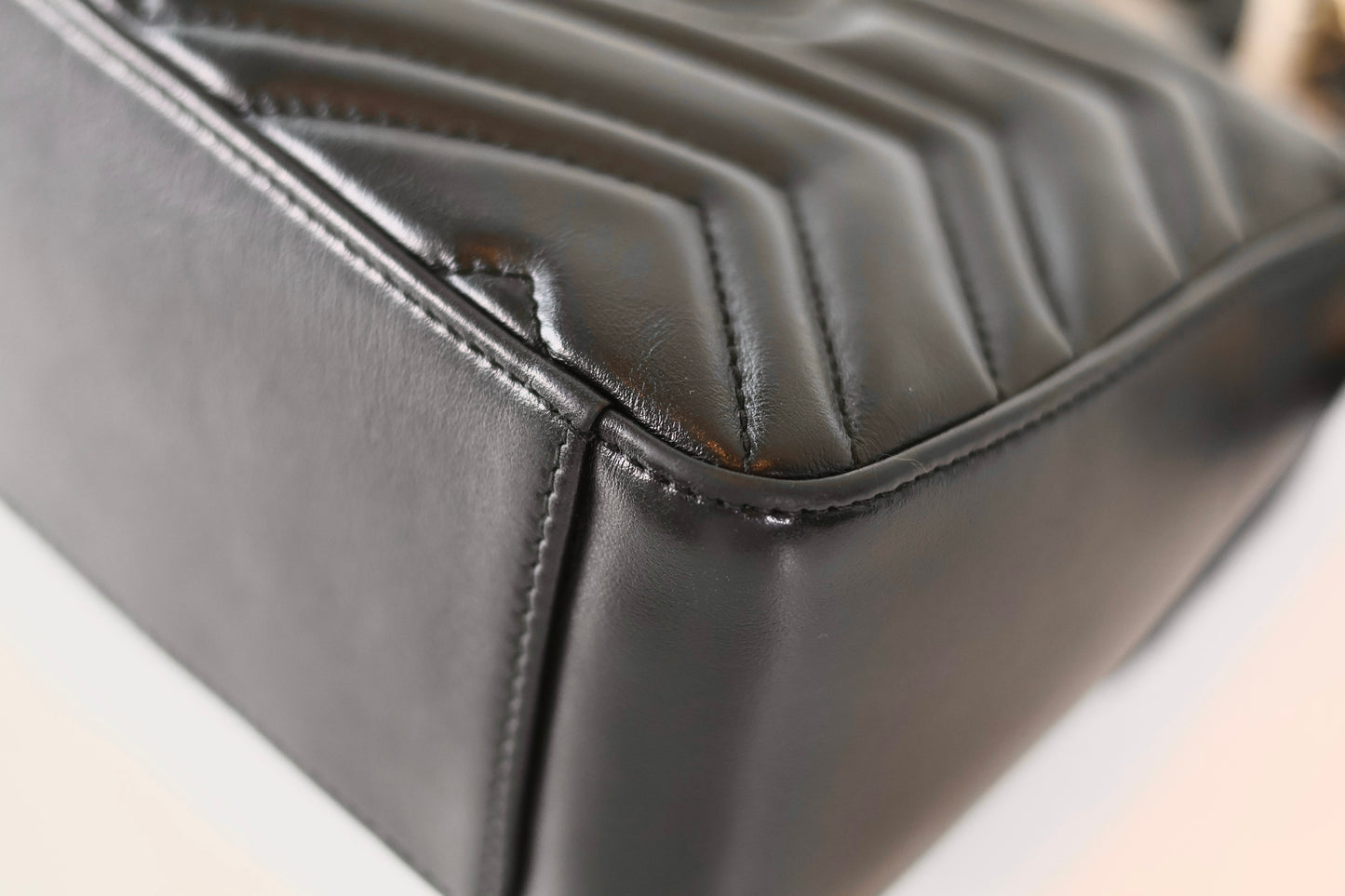 Gucci Marmont top handle black