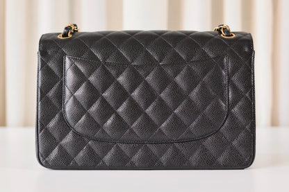 Chanel black Jumbo classic double flap bag