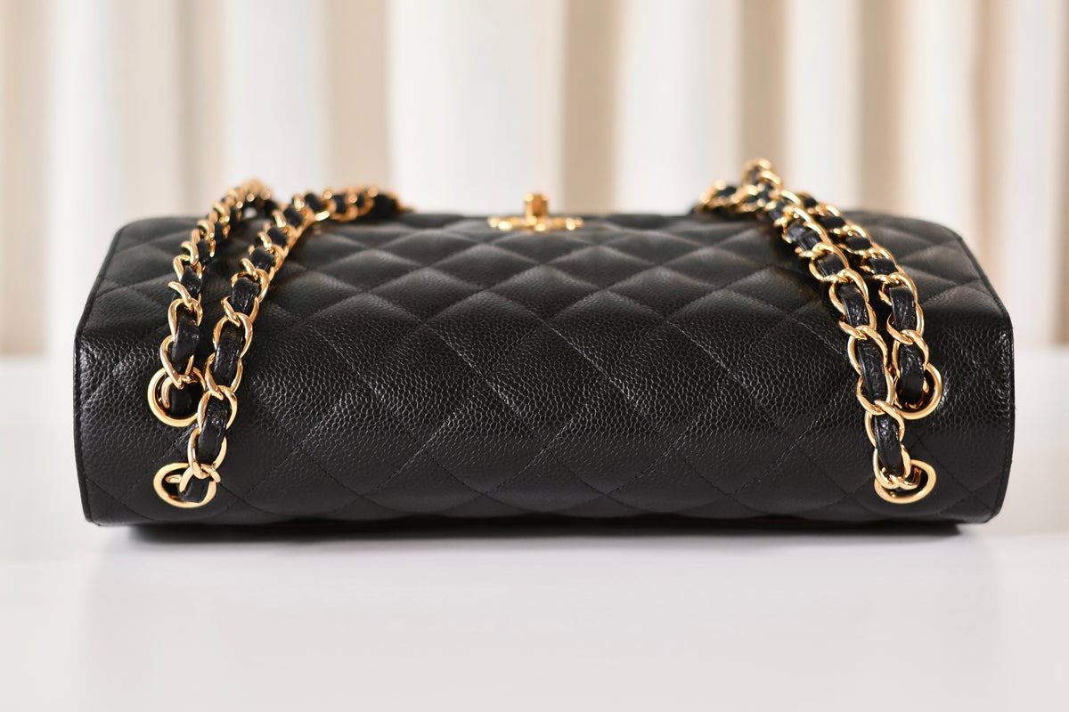 Chanel black Jumbo classic double flap bag