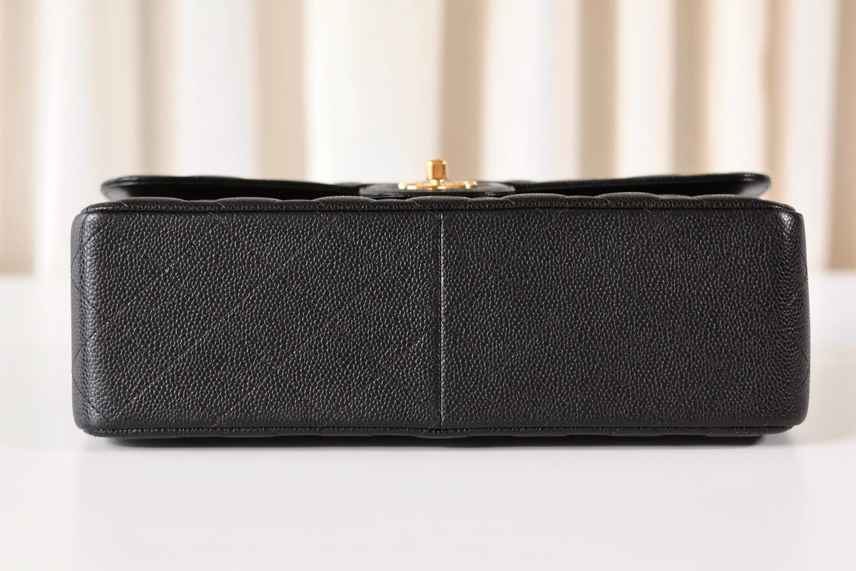 Chanel black Jumbo classic double flap bag
