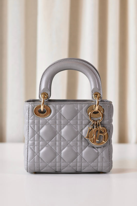 Lady Dior small trianon grey