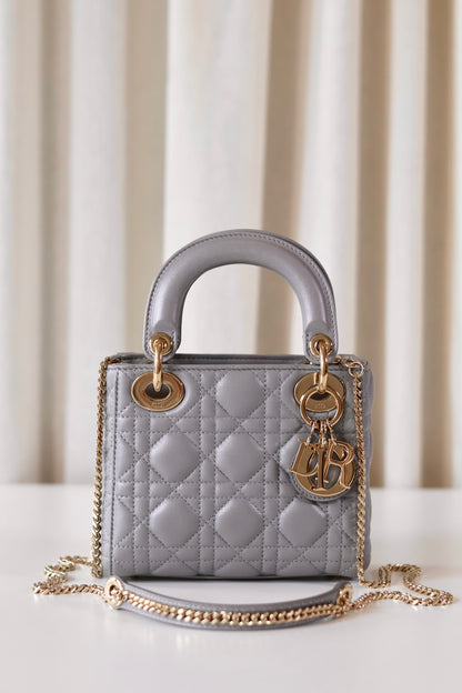 Lady Dior small trianon grey