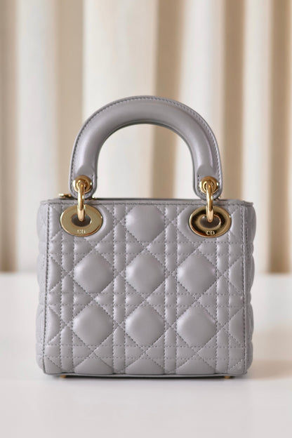 Lady Dior small trianon grey