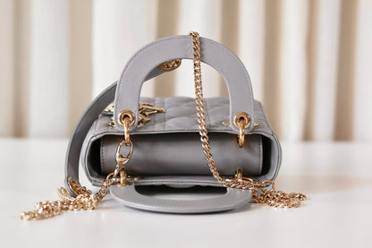 Lady Dior small trianon grey