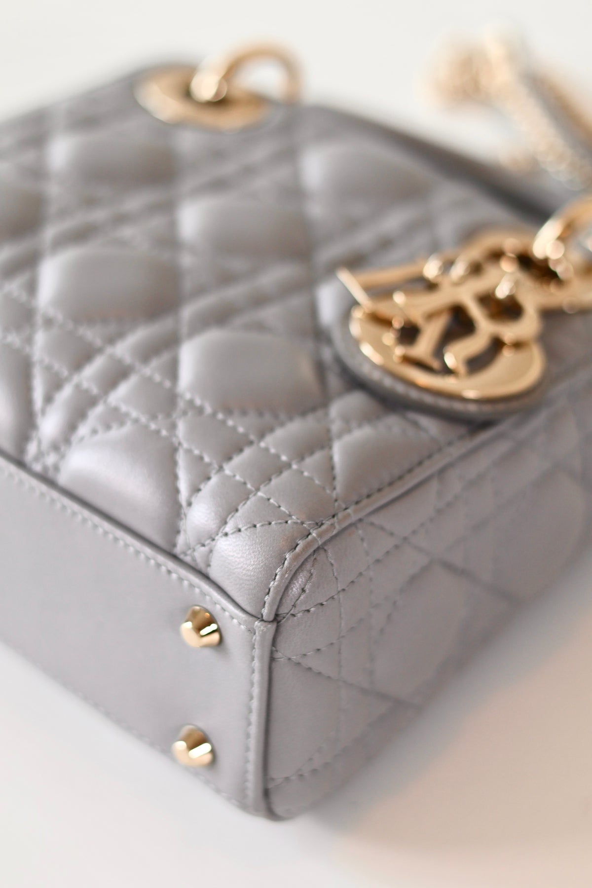 Lady Dior small trianon grey