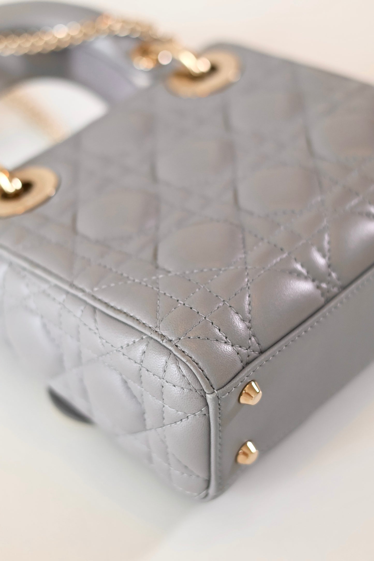 Lady Dior small trianon grey