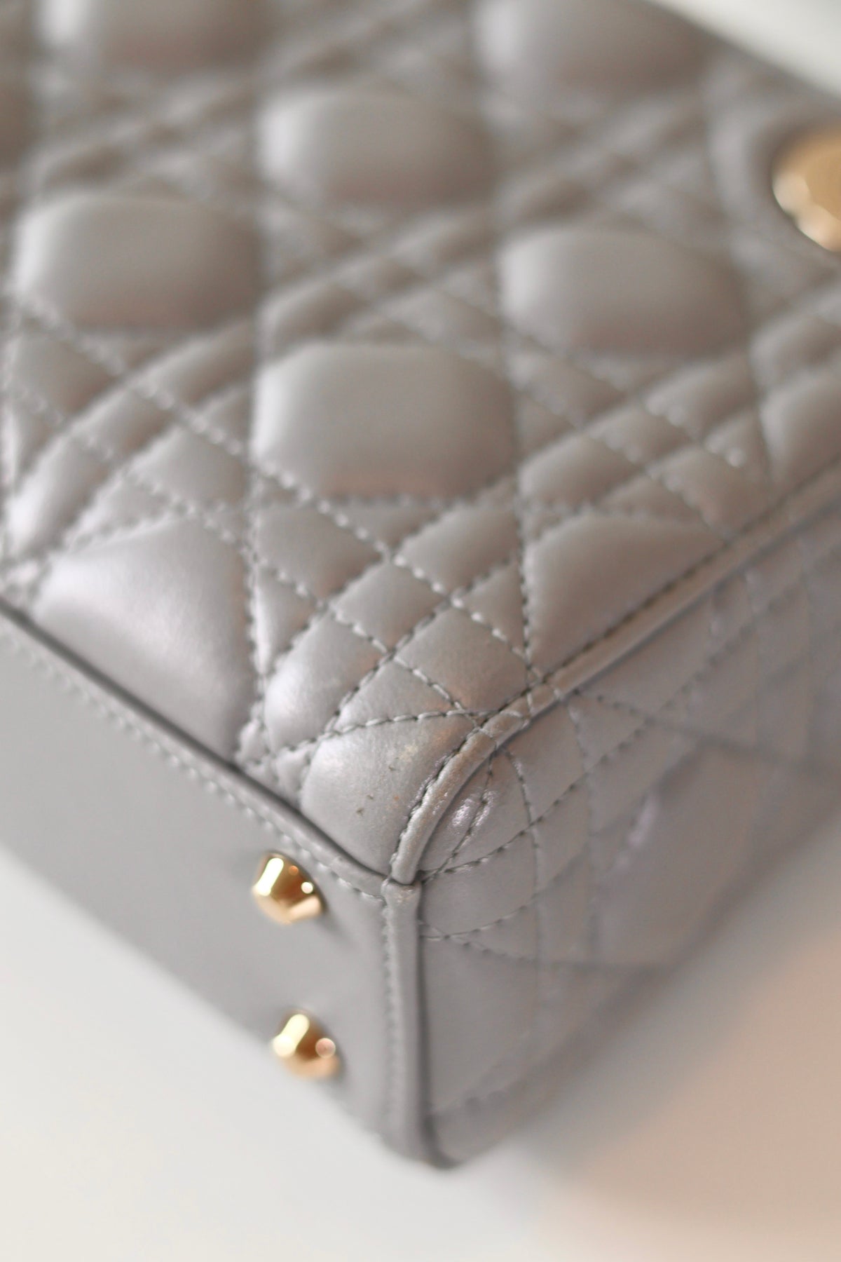 Lady Dior small trianon grey
