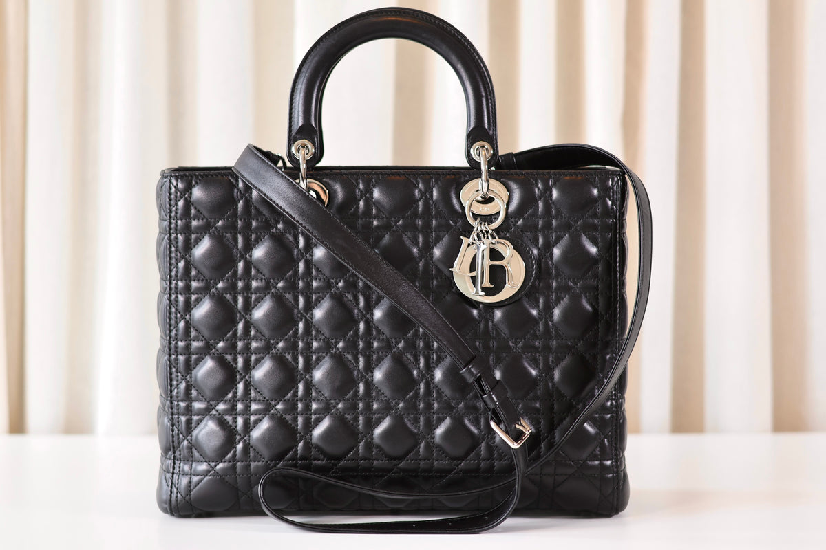 Lady Dior black large