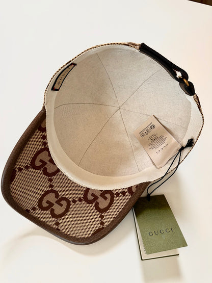 Gucci giant monogram cap L