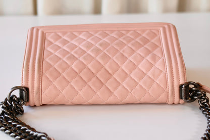 Chanel Boy Bag Medium Light Pink