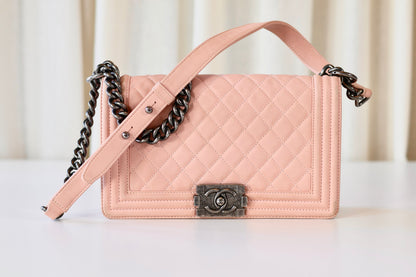 Chanel Boy Bag Medium Light Pink