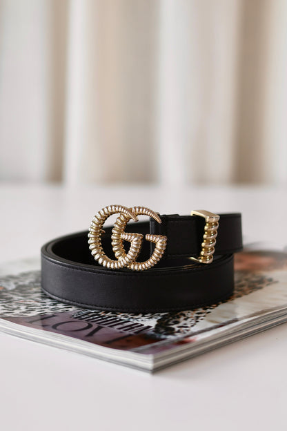 Gucci GG Marmomont Belt Black