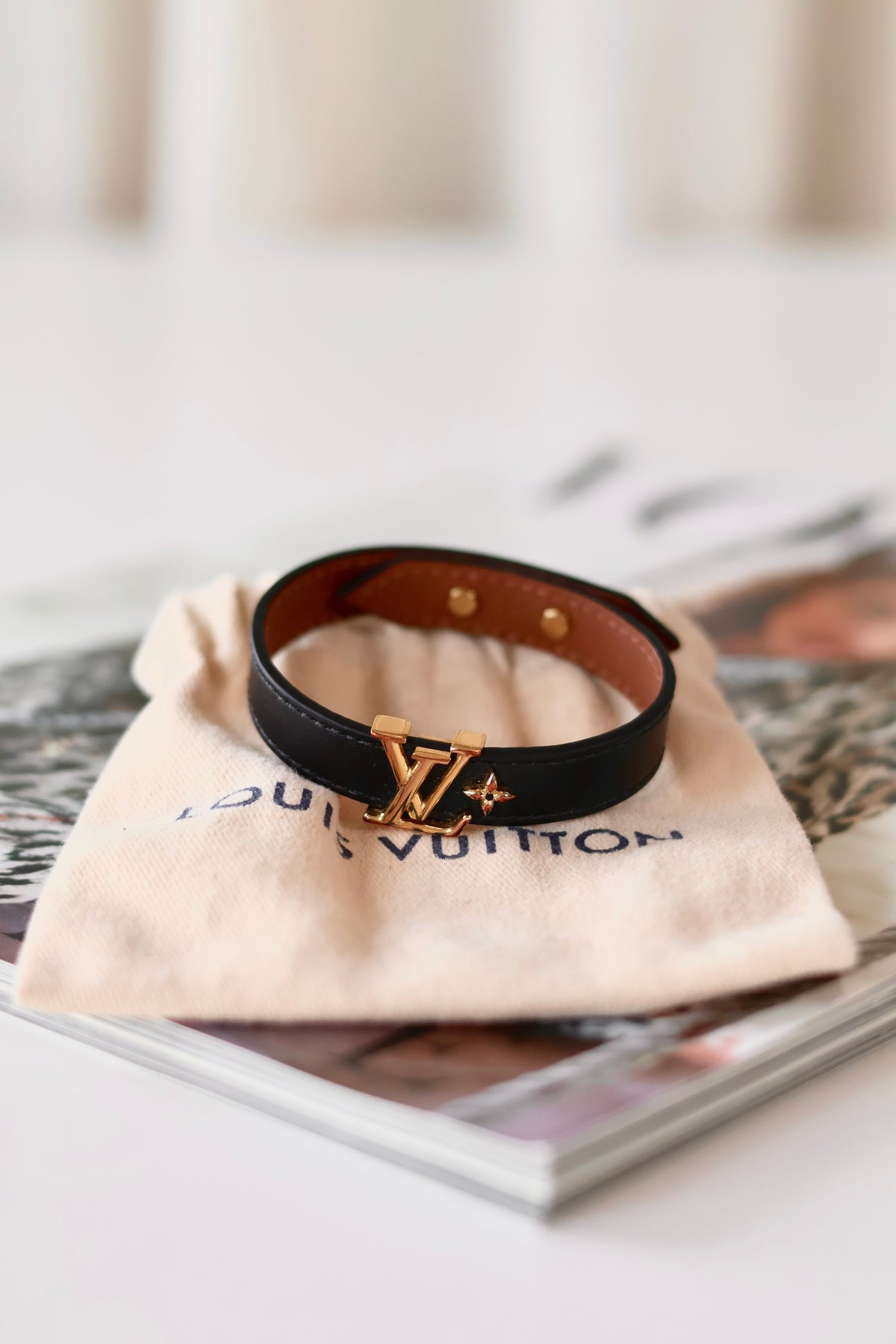 Louis Vuitton Bracelet Black