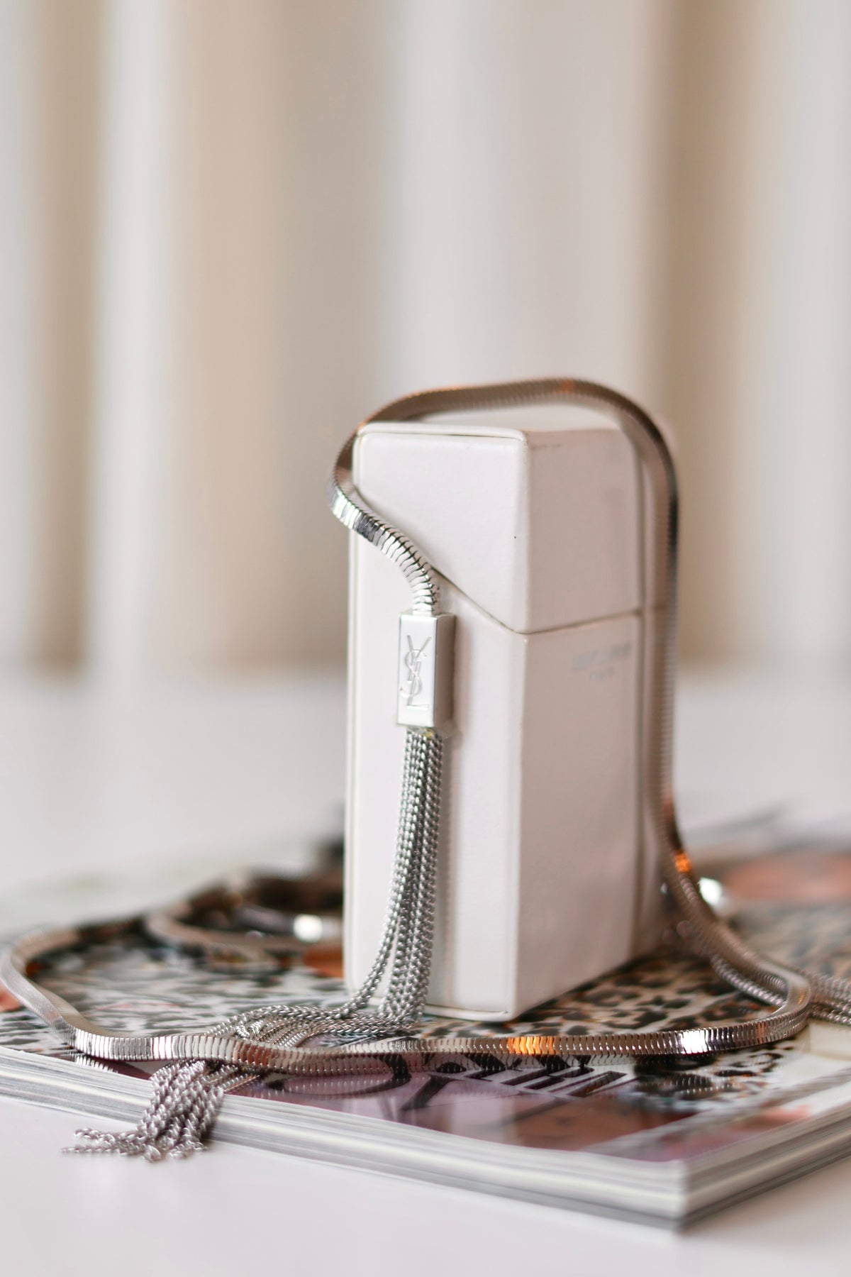 Saint Laurent Smoking Box White
