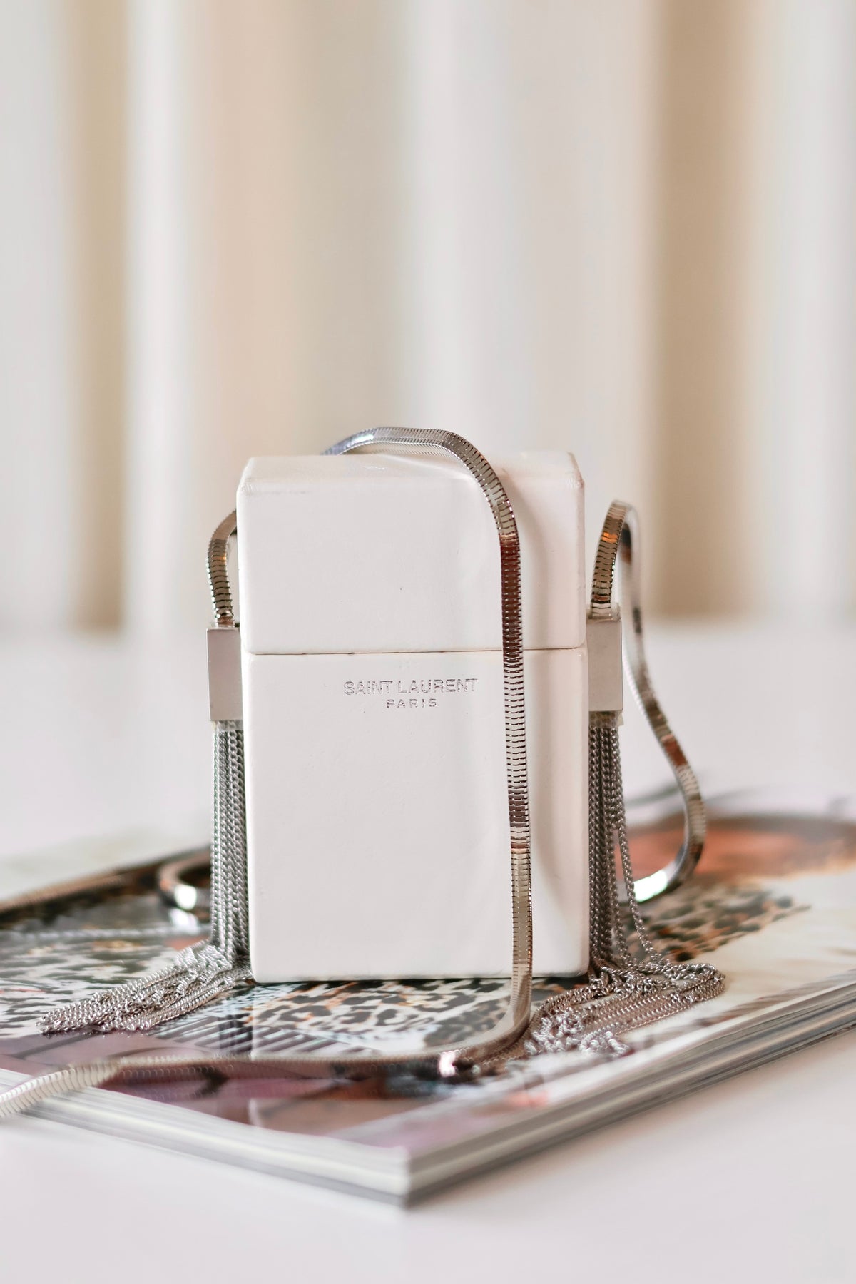Saint Laurent Smoking Box White
