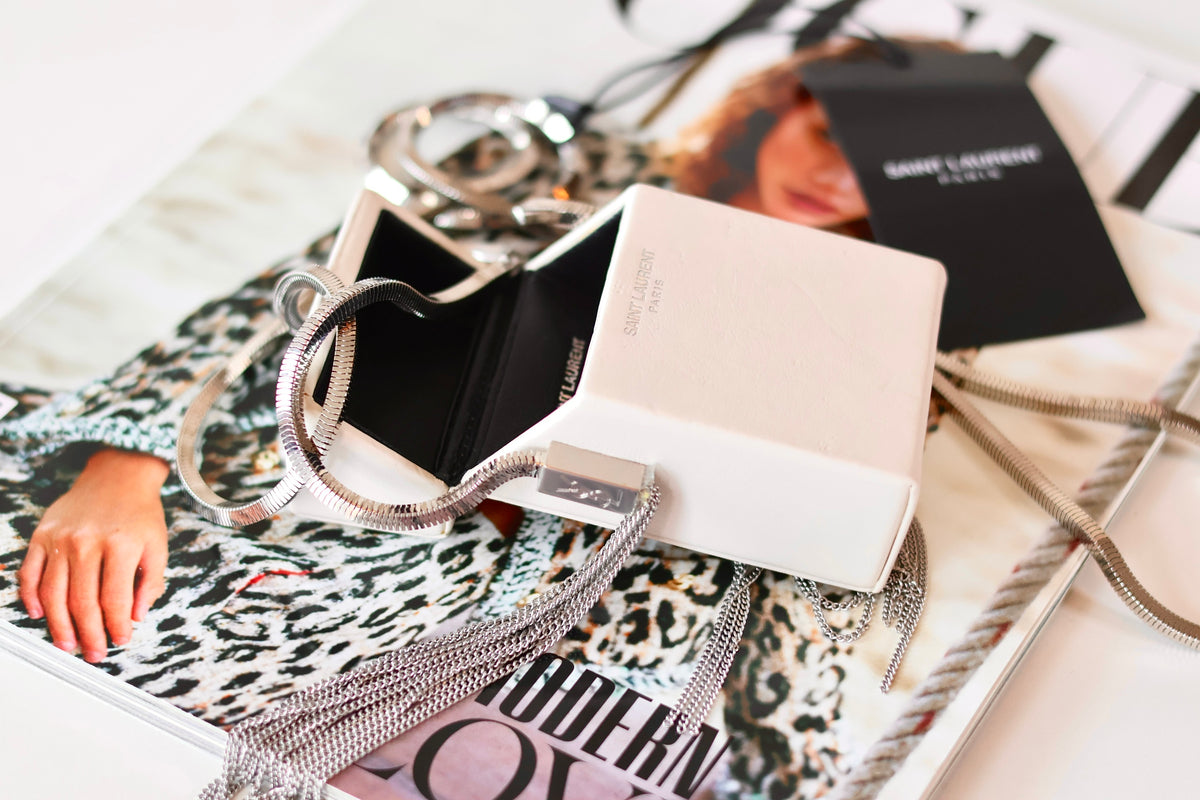 Saint Laurent Smoking Box White