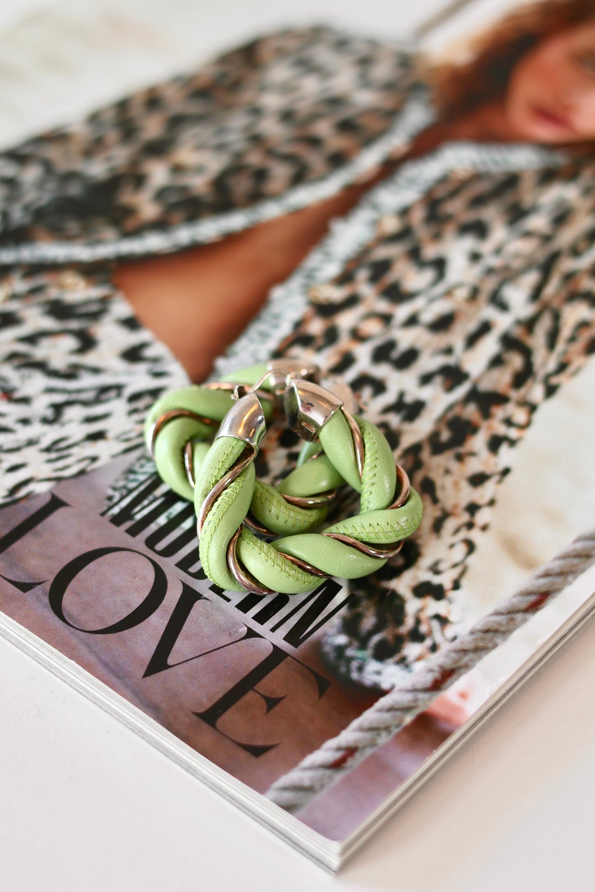Bottega Veneta Earrings Green