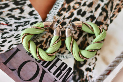 Bottega Veneta Earrings Green