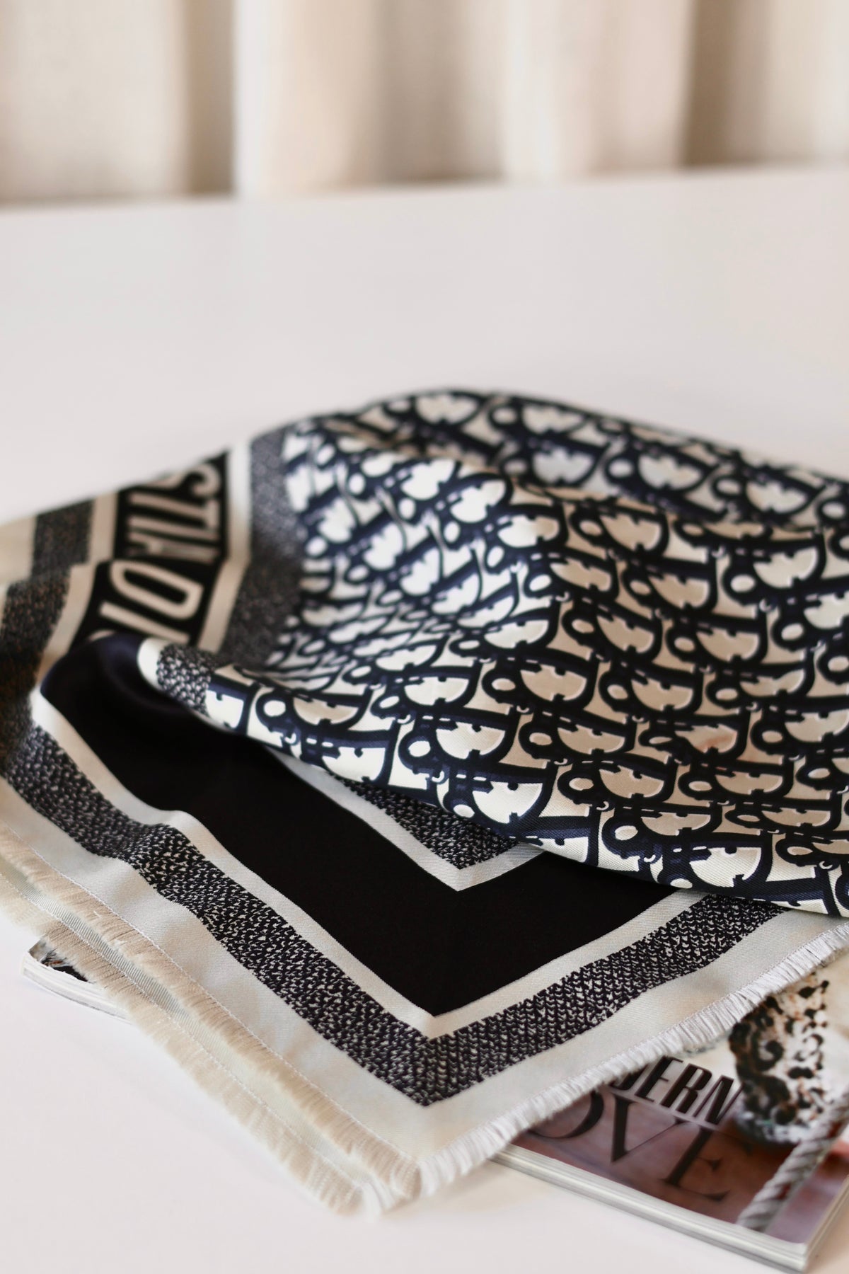 Dior Oblique Silk Scarf