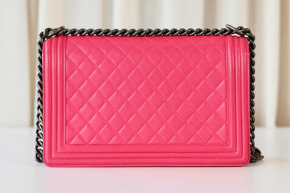 Chanel Boy Bag Large Pink