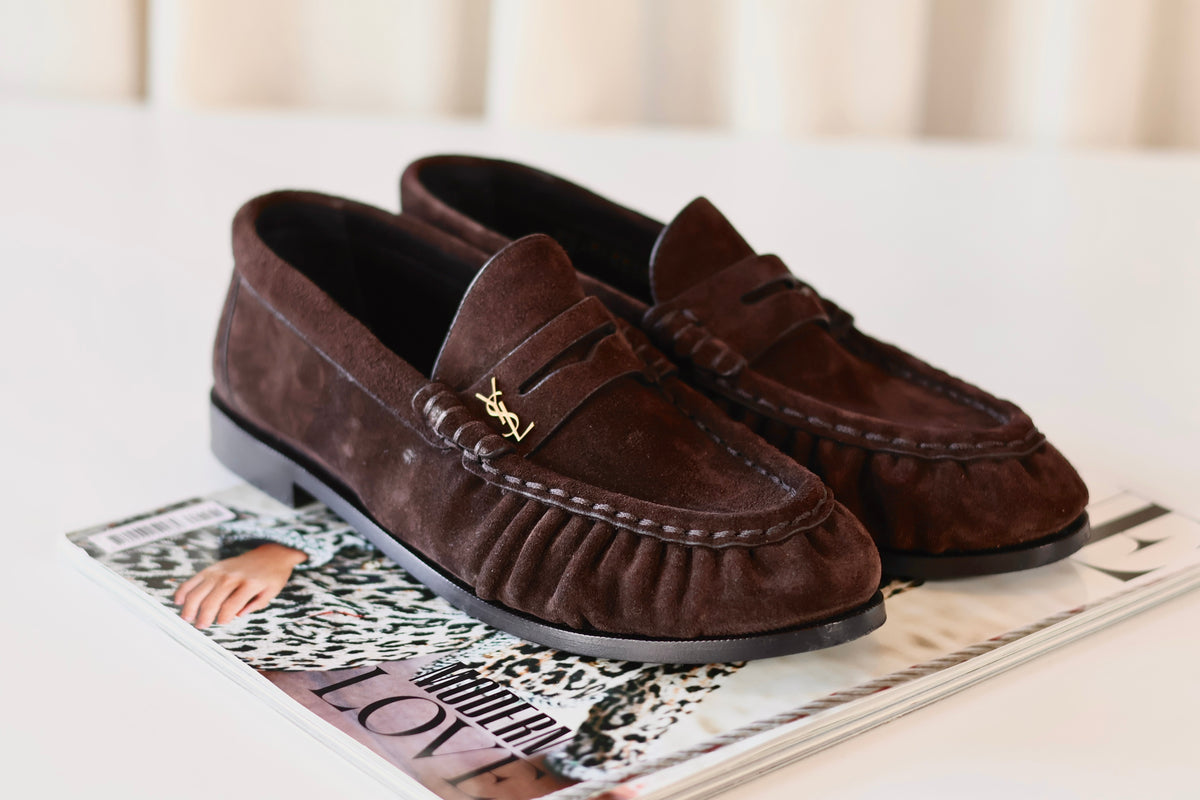 Saint Laurent Suede Loafers