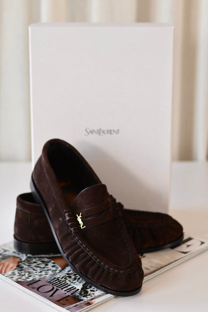 Saint Laurent Suede Loafers