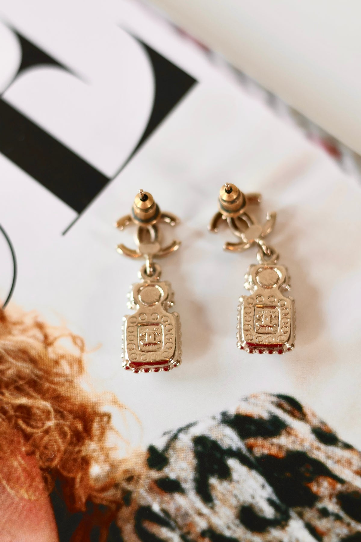 Chanel CC Parfum Earrings