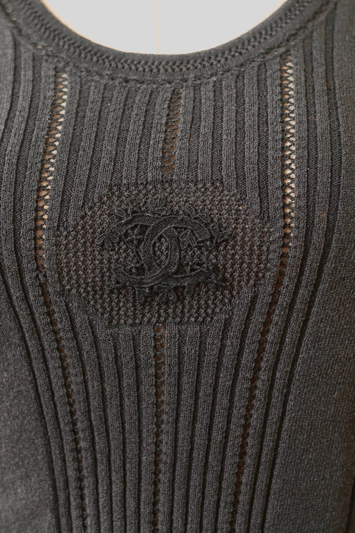Chanel CC T-shirt Black