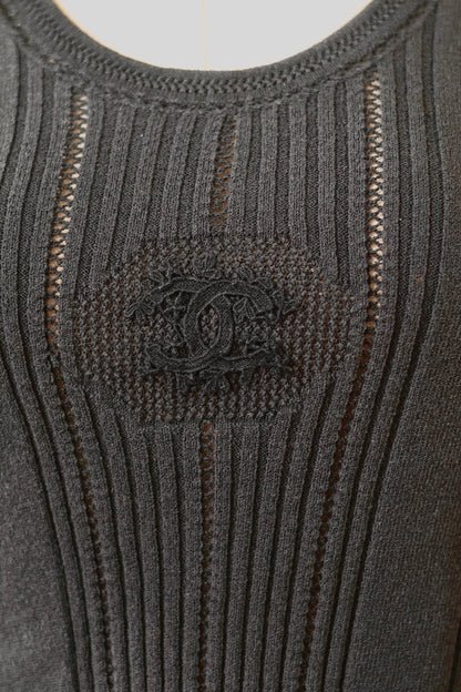 Chanel CC T-shirt Black