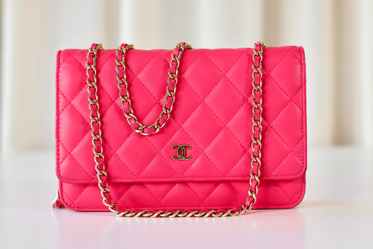Chanel Classic Wallet On Chain Pink
