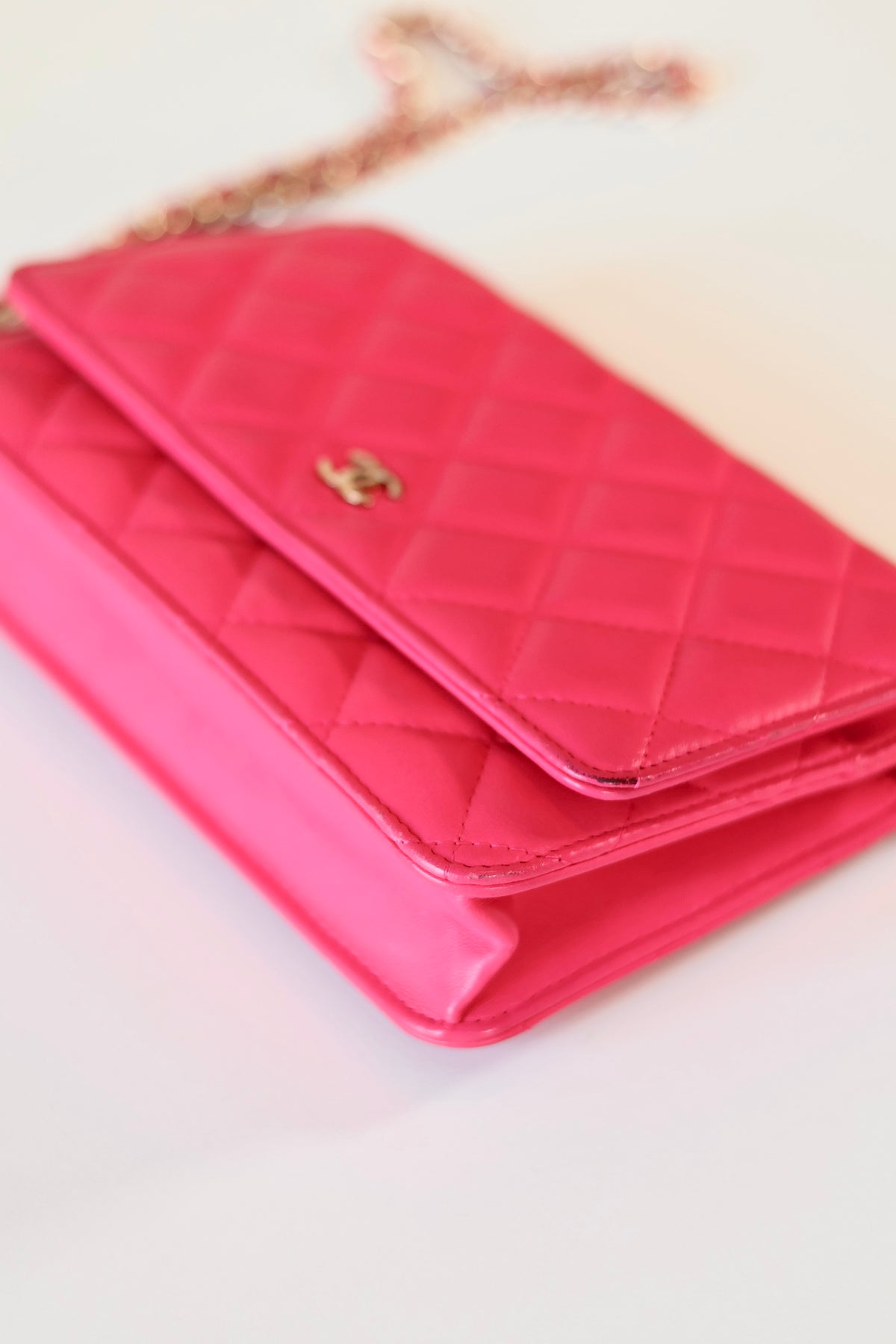 Chanel Classic Wallet On Chain Pink